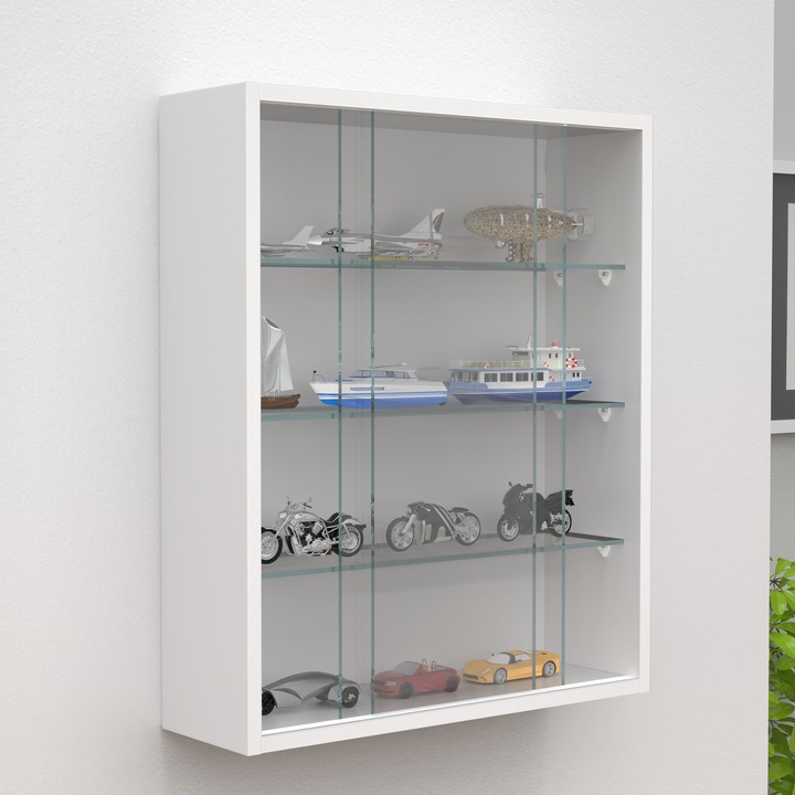 Produktbild VCM Hängevitrine Wandvitrine Glas Drivalo M (60 x 50 x 15 cm)