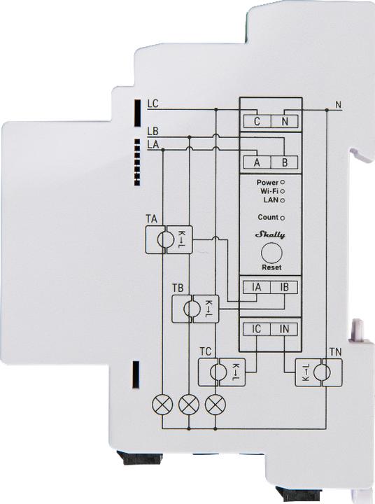Produktbild Shelly Pro 3EM 120A