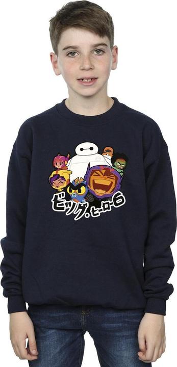 Produktbild Disney Big Hero 6 Baymax Group Manga Sweatshirt Jungen (104)