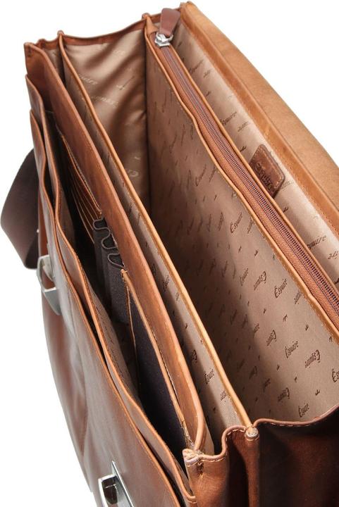 Produktbild Esquire Dallas Aktentasche Leder 42 cm Laptopfach