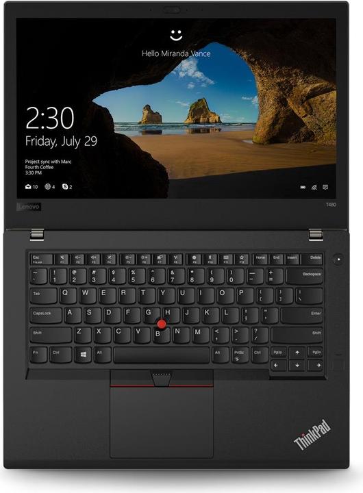 Actual product image Lenovo ThinkPad T480 (14", Intel Core i7-8550U, 16 GB, 512 GB, CH)