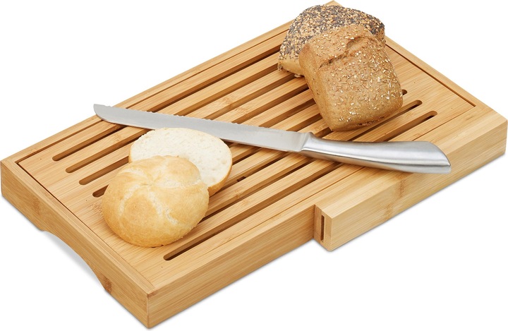Produktbild Relaxdays Brotschneidebrett