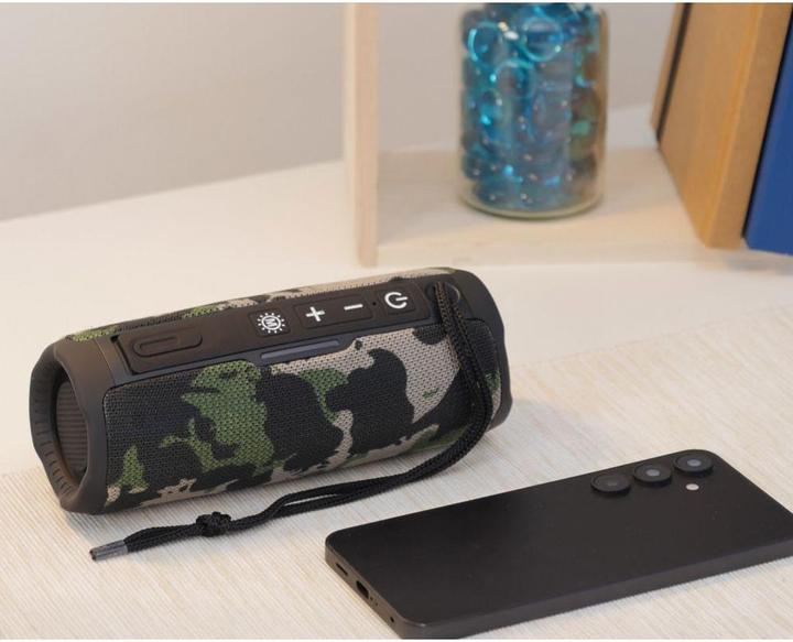 Produktbild Hoco Tragbarer Bluetooth-Lautsprecher HC16 in Tarnfarbe (3 h, Batteriebetrieb)