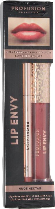 Immagine prodotto Profusion Duo di lucidalabbra e fodera per labbra Lip Envy (Nude Nectar - Lucidalabbra 3,5ml, Lip Liner 0,3 g)