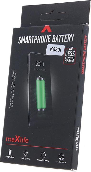 Produktbild Maxlife Akku für Sony Ericsson K530i / K550i / K800i / BST-33 1000mAh