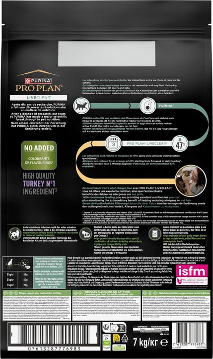 Immagine prodotto Pro Plan LiveClear (Adulto, 24 pz., 7000 g)