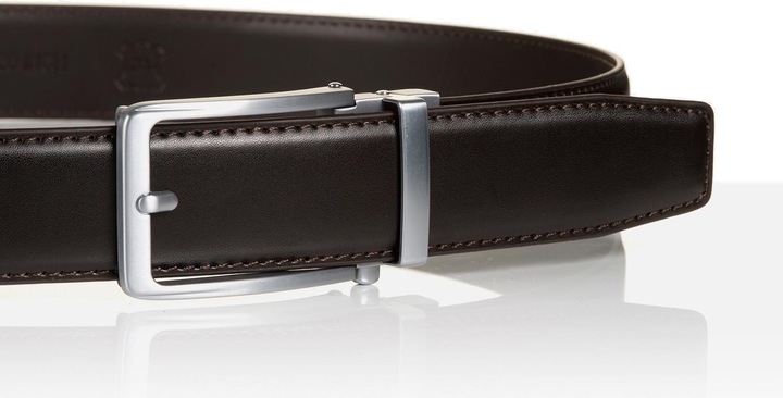 Immagine prodotto Monti Cintura in pelle STANFORD larga 3,5 cm, fibbia automatica, variabile in continuo (95)