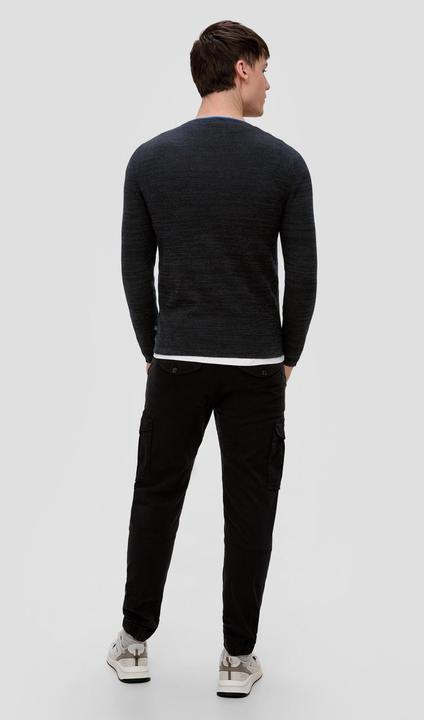 Produktbild s.Oliver Strickpullover Strickpullover aus reiner Baumwolle (M)