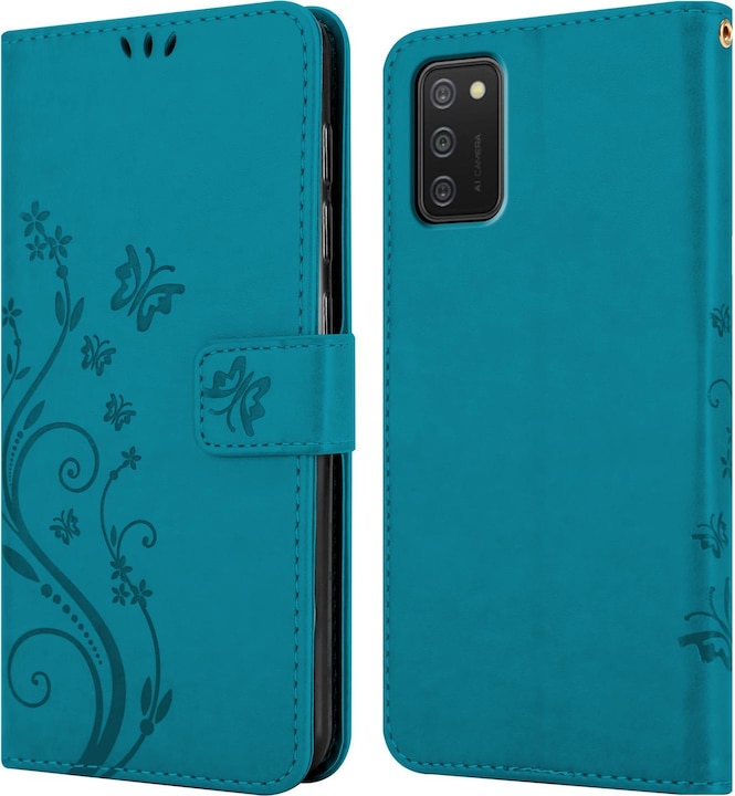Produktbild Cadorabo Flower Book Cover (Samsung Galaxy A02s)