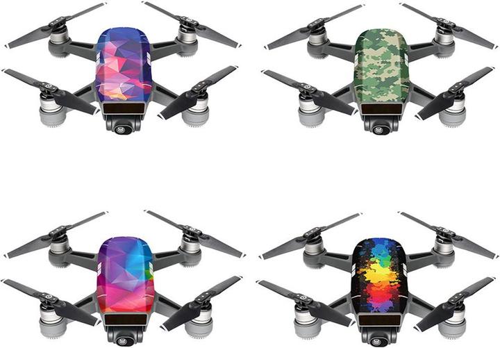 Actual product image Pgytech 4-Pack Skin (Drone skins, DJI Spark)