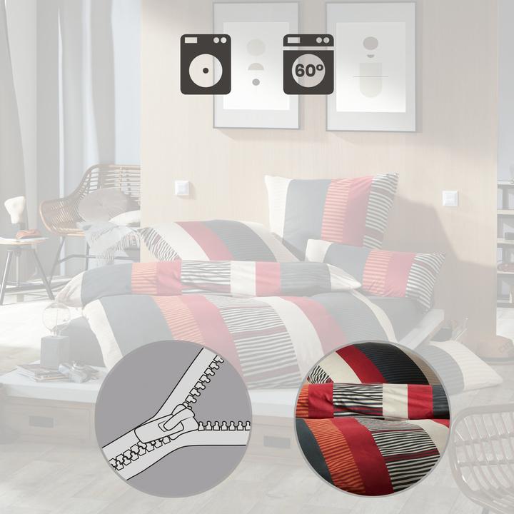 Image du produit Redbest Bettwäsche (Housse de couette, 155 x 220 cm, 80 x 40 cm)