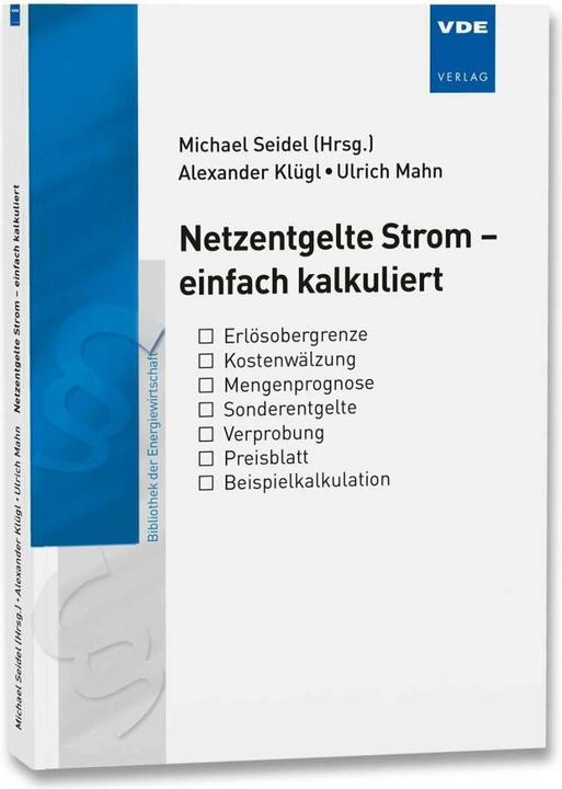 Netzentgelte Strom – einfach kalkuliert (Deutsch, Alexander Klügl, Ulrich Mahn, 2020)