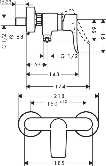 Immagine prodotto hansgrohe Metris cromo