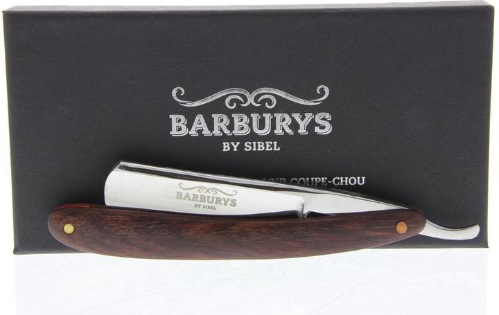 Actual product image Sibel Barburys Bonus Wood 5/8 Straight Razor