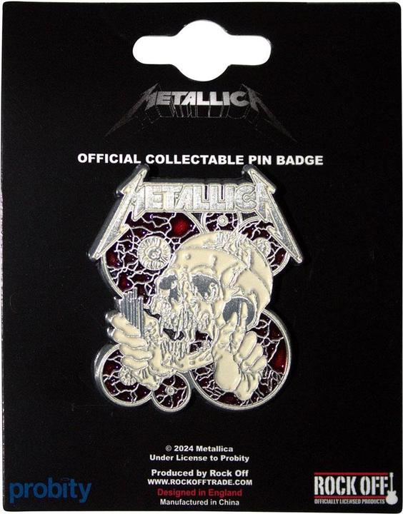 Actual product image Metallica The Shortest Straw Badge