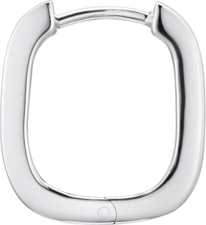 Actual product image Thomas Sabo Creoles with square shape (925 sterling silver)