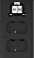 Actual product image Newell charger DL-USB-C + 2x Sony NP-FW50 (Camera battery charger)