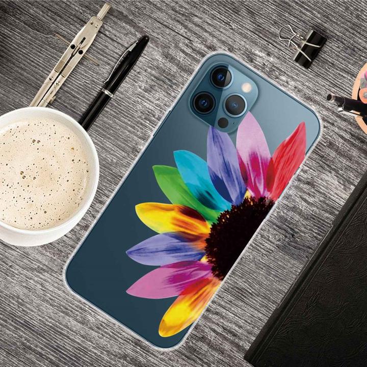 Image du produit Ueli Express iPhone 14 Pro Max Super Slim Caoutchouc Housse Fleur colorée (Apple iPhone 14 Pro Max)