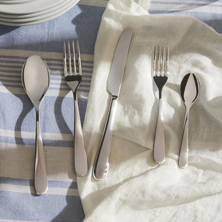 Actual product image Alessi Nuovo Milano Dessert Spoon (6 Piece, Scoops)