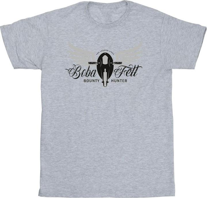 Produktbild Star Wars The Book Of Boba Fett Legend Lives Ship Crest TShirt (5XL)
