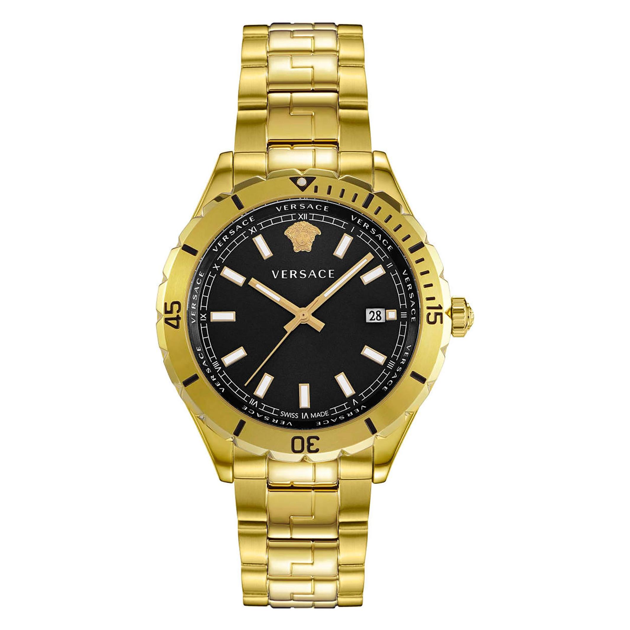 Versace, Horloge, VE3A00820, Goud, (Analoog Horloge, 42 mm)