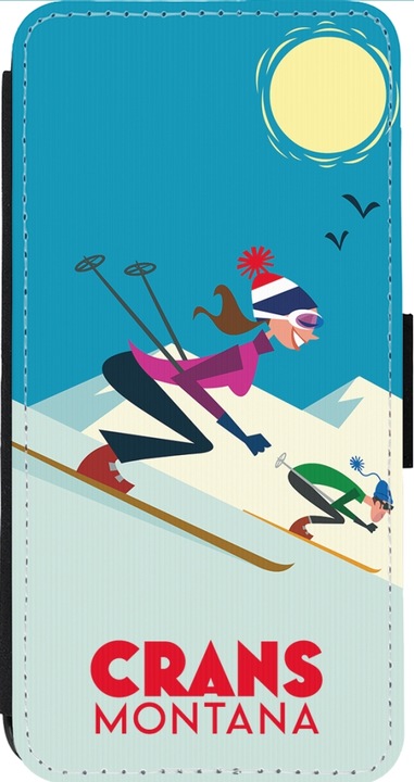 Actual product image PhoneLook Cover Wallet black Crans-Montana Ski Downhill (Apple iPhone 13 Pro Max)