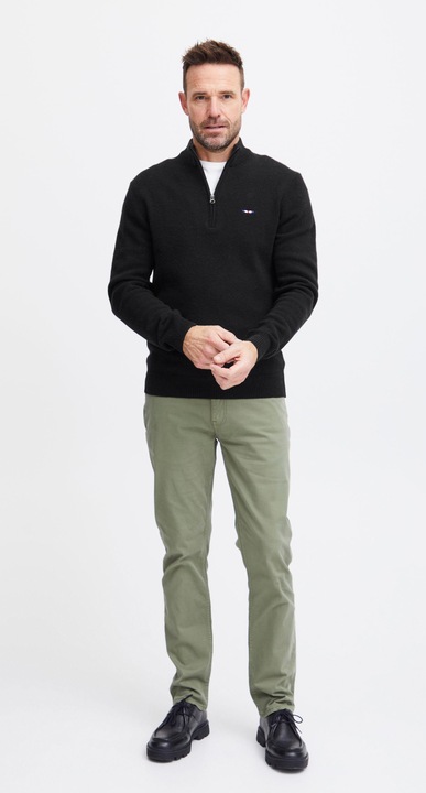 Image du produit FQ1924 KyleFQ halfzip lambswool knit - Pull - 21900367 (3XL)