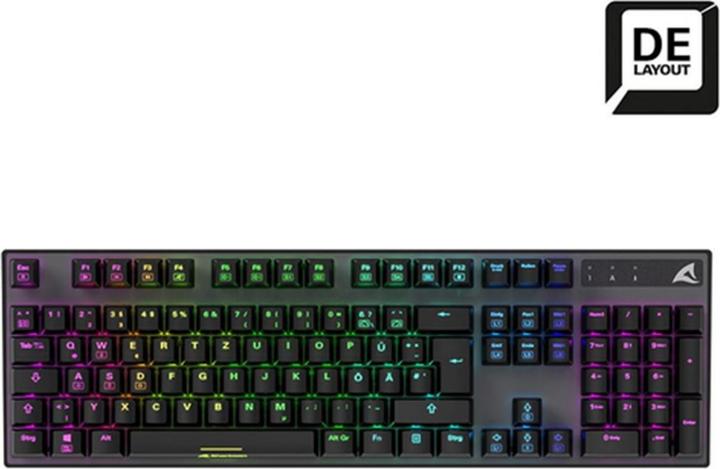 Sharkoon SKILLER SGK20 (zwart, DE lay-out, Huano Bruin) (DE, Bedraad)