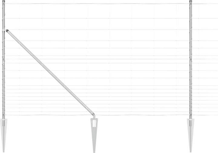 Produktbild vidaXL Outdoor-Zaunpfosten