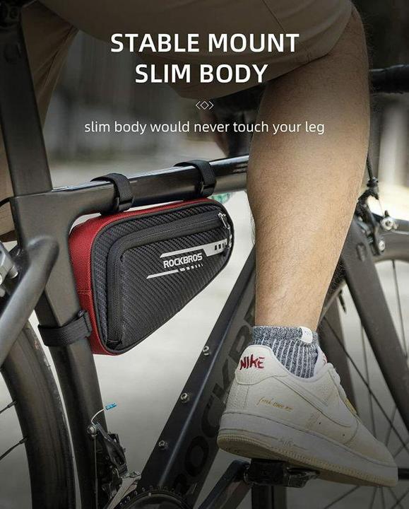 Produktbild Rockbros B75 frame bag red (1.20 l, Rahmentasche)