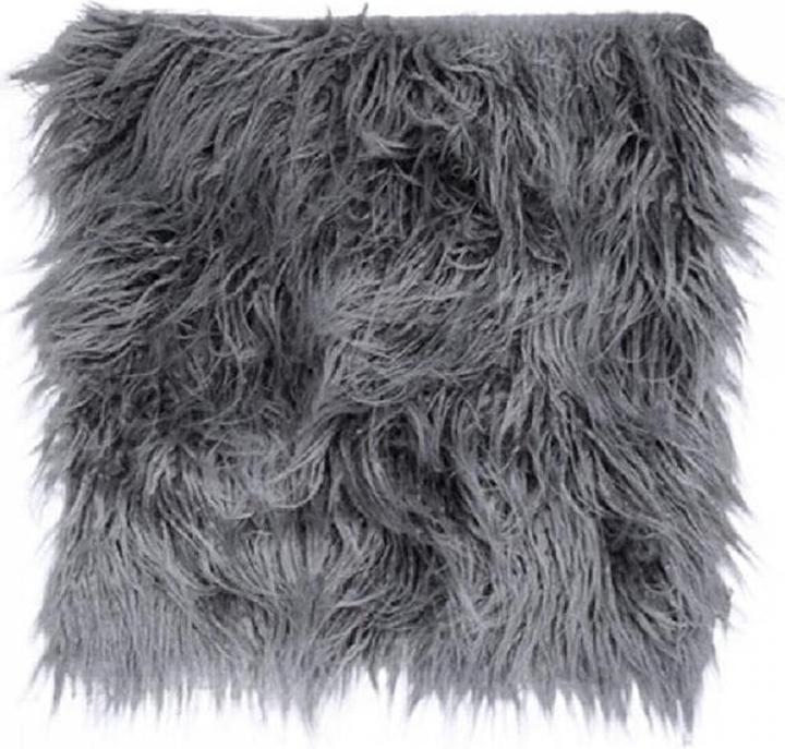 Chic Antique Pelliccia sintetica 40 x 40 cm, Grigio (40 x 40 cm)