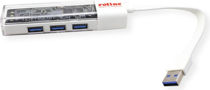 Image du produit Secomp ROLINE USB3.2 Gen1 Hub 4x USB-A Typ A+C Kabel (14.02.5062) (USB-A, USB-C, 4 ports)