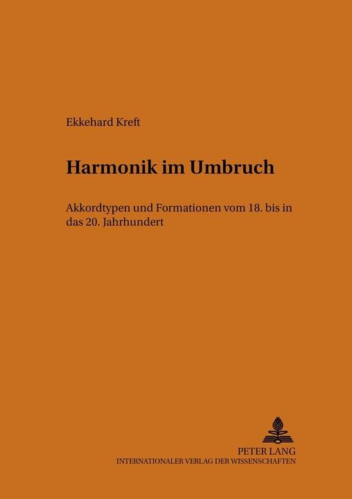 Produktbild Harmonik im Umbruch (Deutsch, Ekkehard Kreft, 2003)