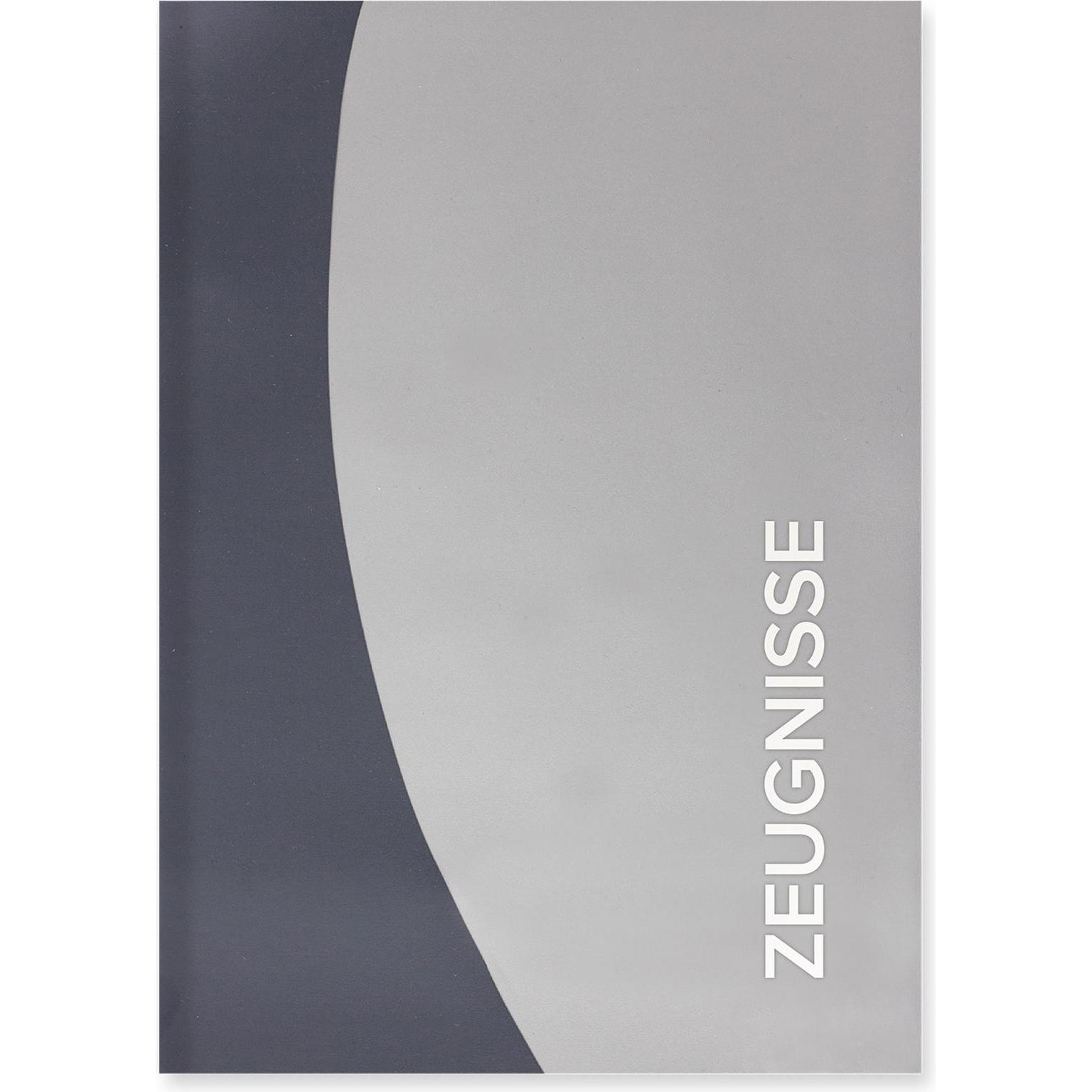 Roth, Mappe, Zeugnismappe Duo, DIN A4, grau (A4, 12 x)