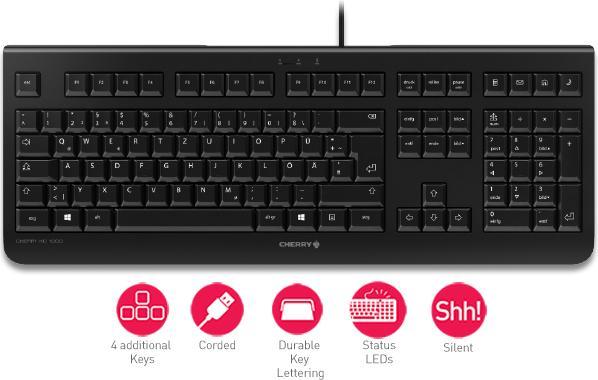 Produktbild CHERRY Kc 1000 (CH, Kabelgebunden)