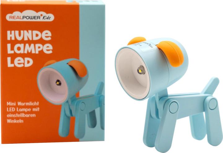 Produktbild RealPower LED-Tier Taschenlampe Blue Dog (6.40 cm)
