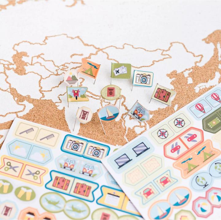 Produktbild Miss wood Sticker Set - Travelling the World