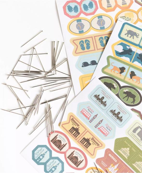 Produktbild Miss wood Sticker Set - Travelling the World