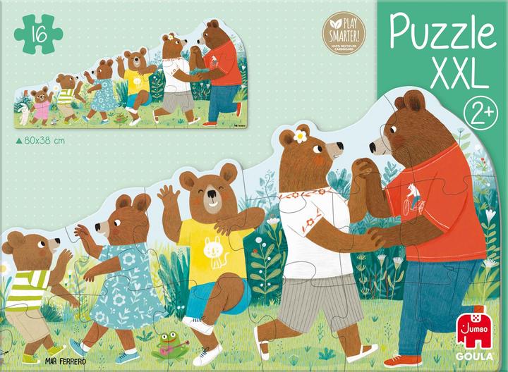 Produktbild Jumbo GOULA XXL-Puzzle Bärenfamilie.55266 (16 Teile)