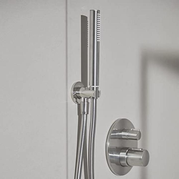 Produktbild Ideal Standard Handbrause Idealrain Atelier rund 25 mm silver storm BC774GN (8 l/min)