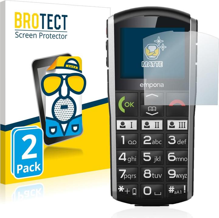 Immagine prodotto BROTECT Pellicola protettiva antiriflesso opaca (2 Pezzo/i, Emporia Simplicity)