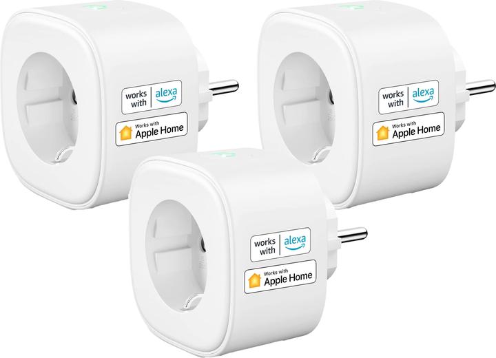 Produktbild Meross WLAN-Steckdose MSS210KG-EU, 3 Stück