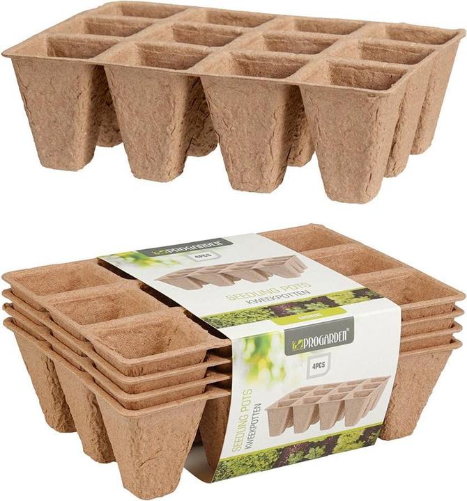 ProGarden Seeding trays with 12 openings, 4 uts