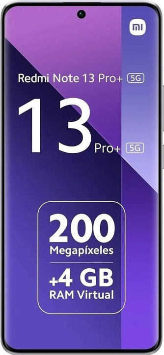 Produktbild Xiaomi Redmi Note 13 Pro+ 5G (256 GB, Aurora Purple, 6.67", Dual SIM, 200 Mpx, 5G)