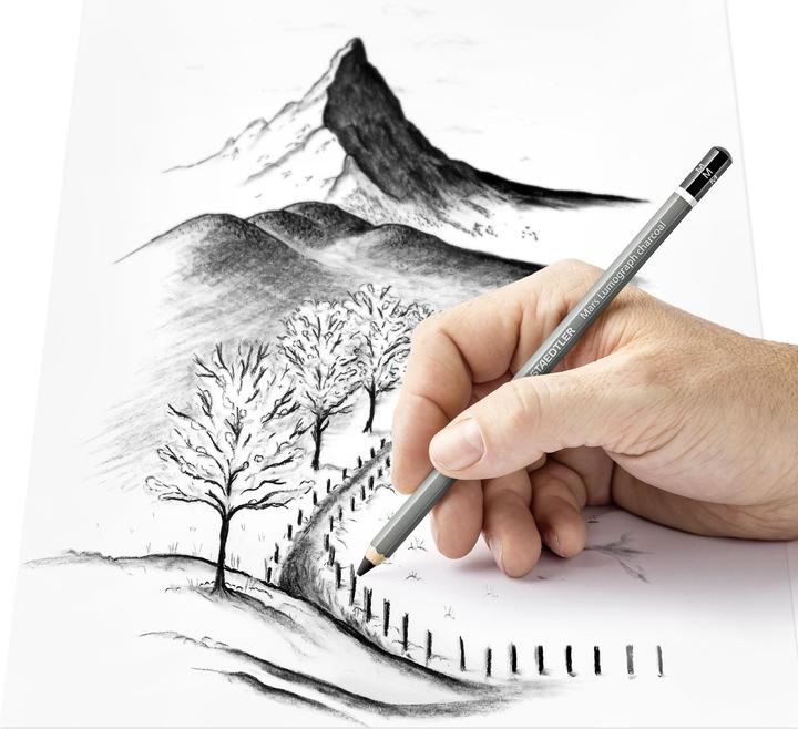 Productafbeelding Staedtler Houtskoolpotloden 'Mars Lumograph houtskool Design Journey (3x)