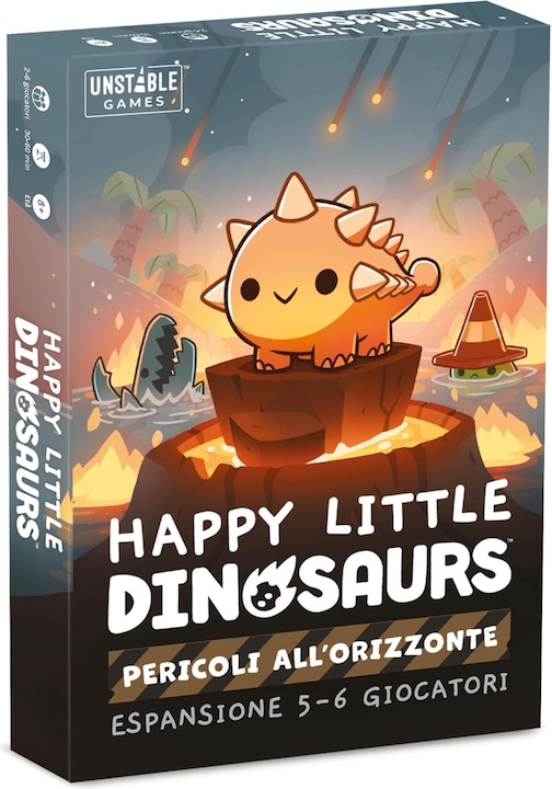 Actual product image Asmodée Happy Little Dinosaurs: Dangers on the Horizon