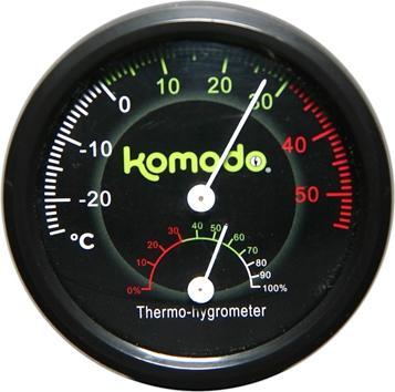 Komodo Thermometer / Hygrometer Analoog