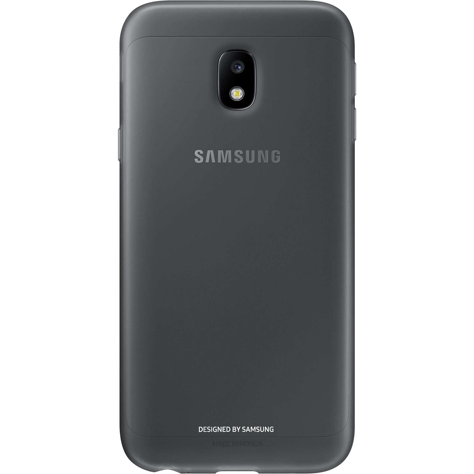Samsung Jelly Cover (Samsung Galaxy J3 (2017)), Smartphone Hülle, Schwarz