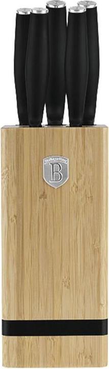 Produktbild BerlingerHaus Haus 6-teiliges Messer-Set mit Messerblock Matte Black Collection