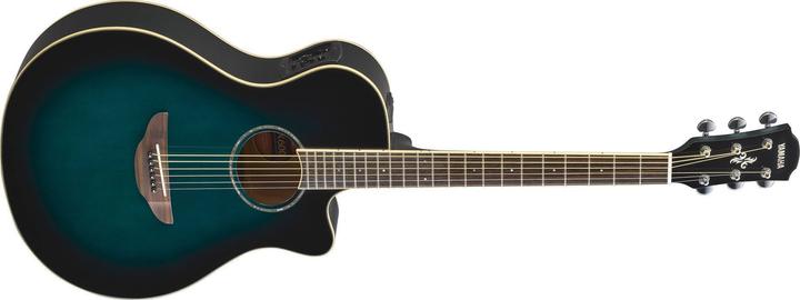 Actual product image Yamaha APX600OBB Electro-Acoustic Guitar, Oriental Blue Burst (Western guitar, Rosewood (fingerboard), Spruce (top), Tonewood (back, sides, neck))